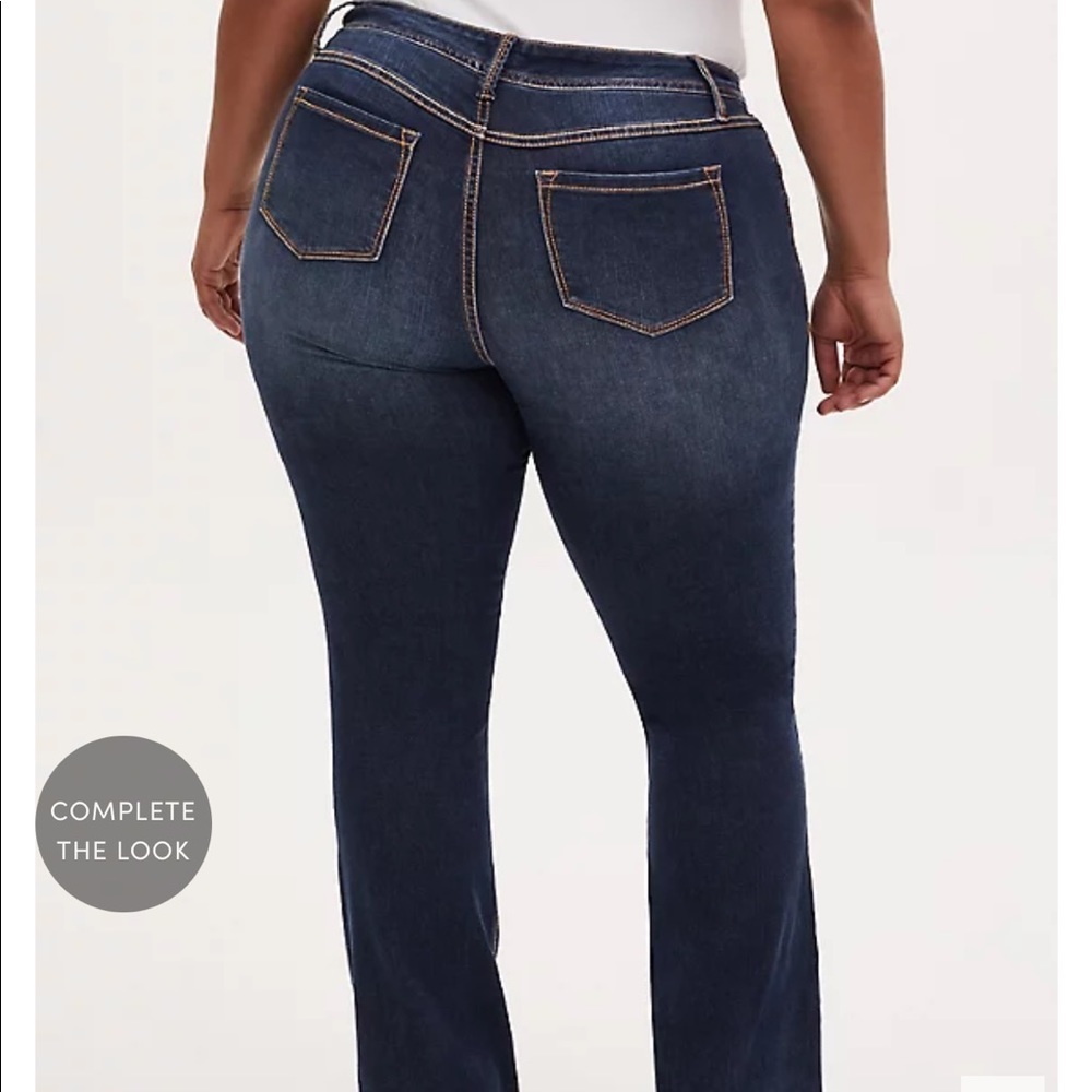 NWT Torrid Slim Bootcut Mid Rise Stretch Jean, size 10 S - Picture 13 of 13